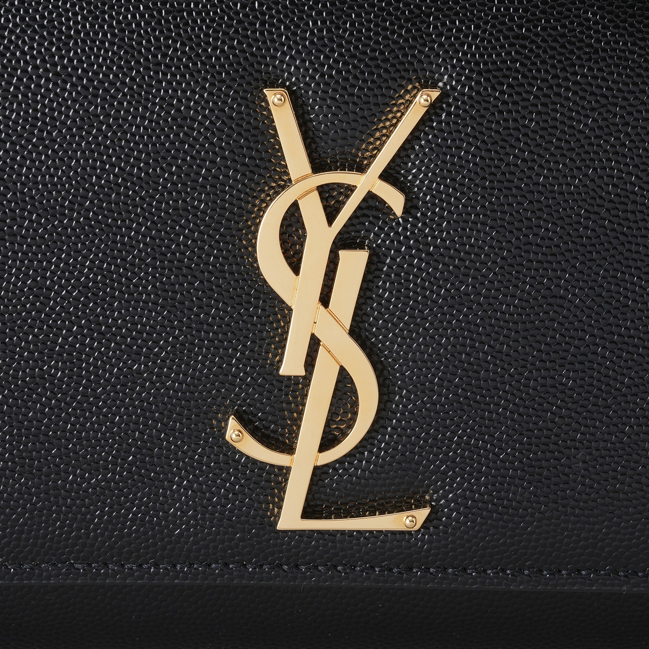 YVES SAINT LAURENT(USED)생로랑 326079 모노그램 케이트 클러치백 블랙금장